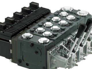 Hydrauliske proportionale ventiler.