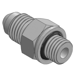Ansats - Han JIC - Han BSP - 1/2" 20h UNF - 3/8" Gass