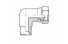 90° Elbow - BSP - (male/female) - Stainless steel