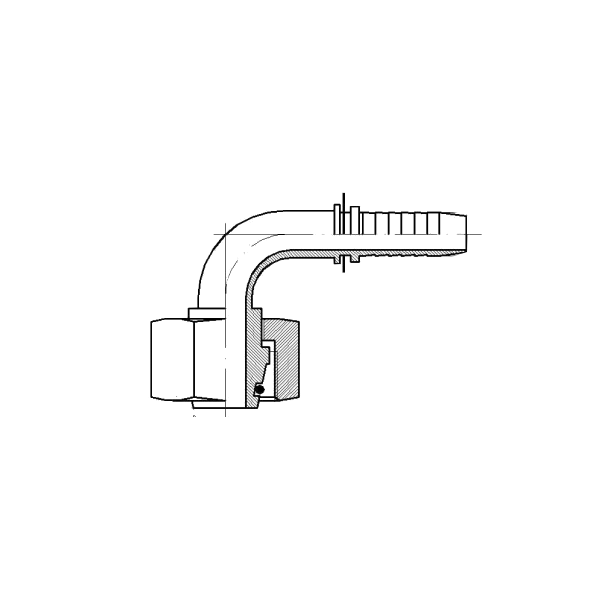 15mm - 1/2" - Indstik 90 - Metrisk - M22x1,5 15L