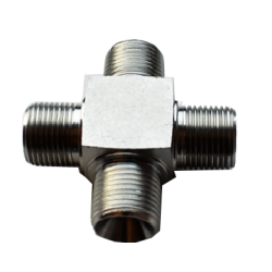 1/4" - Krydsnippel - BSP 