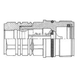 3/4" - Screw coupling with thread - Female