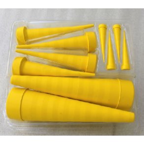 Yelloc service plug - Mixpakke 1-42mm