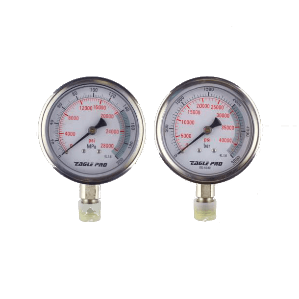 High-pressure gauge PSI 4" - 100Mpa