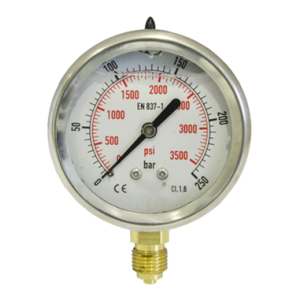Manometer vertikal 040 bar