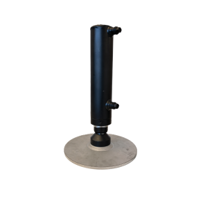 2-stufiger doppeltwirkender Teleskopzylinder mit Schwenkfu� � Edelstahl