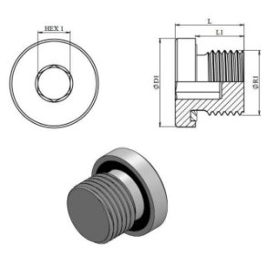 Endeprop, Metrisk M42x2