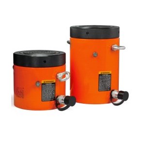 Zylinder - Sicherungsmutter - Einfachwirkende - Hub 50 mm.