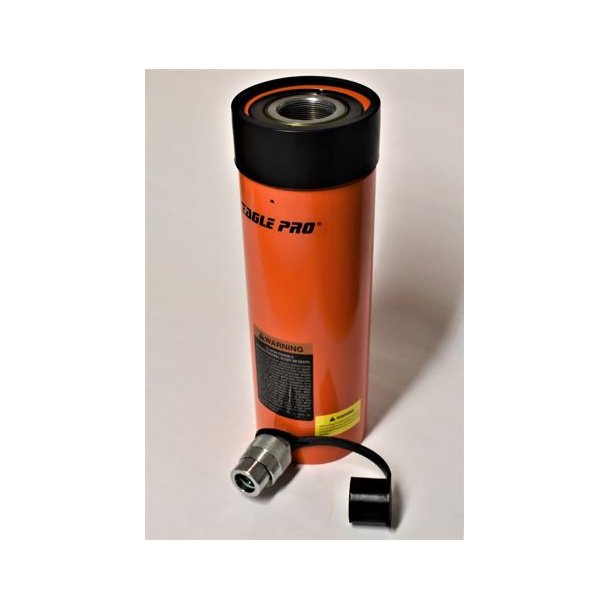 Cylinder - Enkeltvirkende med hult center - Slaglngde 155 mm.