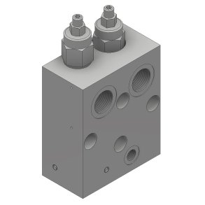 Overcenterventil, Dobbelt 