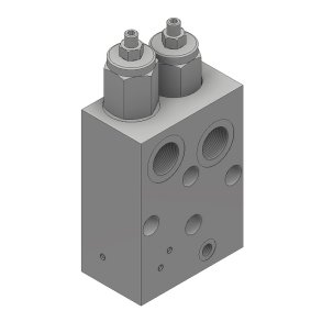 Overcenterventil, Dobbelt 