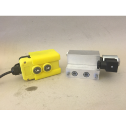 Single-acting function with electric control