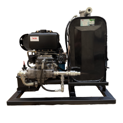 Hydraulik pumpestation - Dieseldrevet - 14 KW, variabel stempelpumpe