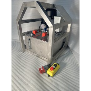 Hydraulic power unit with stainless steel tank and frame - 3 KW - 9 L/min 175 Bar