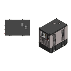 Hydraulisk pumpestation - Dieseldrevet - 25 HK - 38-50 L/min - 140-200 Bar