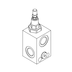 Trykkavlastningsventil 3/4" - 50-400 bar