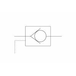 Pilotstyrd backventil 3/8&Prime; - 700 Bar