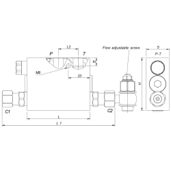 Plovvendeventil 3/8" - Enkeltvirkende - 60/80 SE