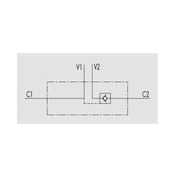 Pilotgesteuertes Rckschlagventil 3/8" - Einfachwirkend