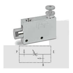 3-Wege-Durchflussregelventil - Betriebsdruck - 3/8"