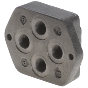 Bunnplate NG6 - vertikale porter - uten trykkventil