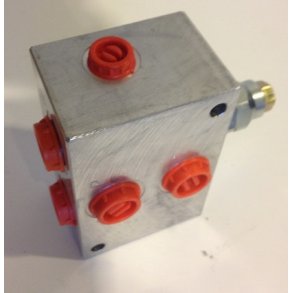 NG06 - Enkel blokk for magnetventil - Med trykkavlastningsventil