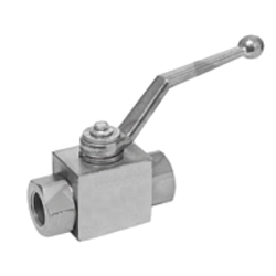 2-veis kuleventil - BSP trd 3/8" - Rustfritt