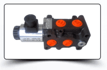 Umschaltventil 6/2 90L/min 24Volt inkl. Stecker