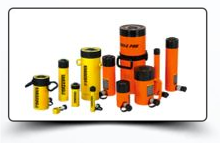 Single-acting spring return