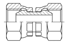 BSP/BSP, Samleforskruning med omløber (hun/hun) - 60°