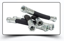 Fertig montierte Schläuche