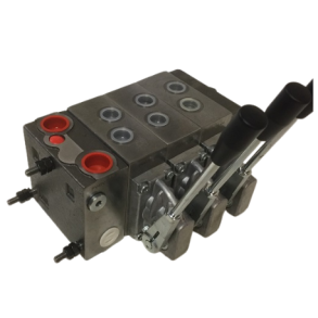 Proportional valve - Double acting 3 sections. - 65L/min