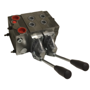 Proportional valve - Double acting 2 sections. - 65L/min