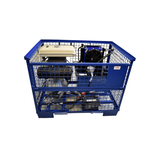Power pack - Gasoline powered 27 HP - 160 Bar - With grid