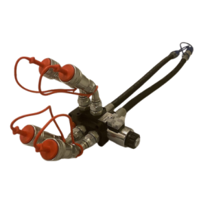 6/2 Elektrisk bryterventil 24V - med hurtigkoblinger