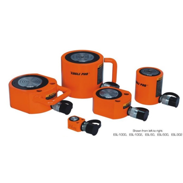 Flachzylinder - Einfachwirkende - Hub 6 mm.