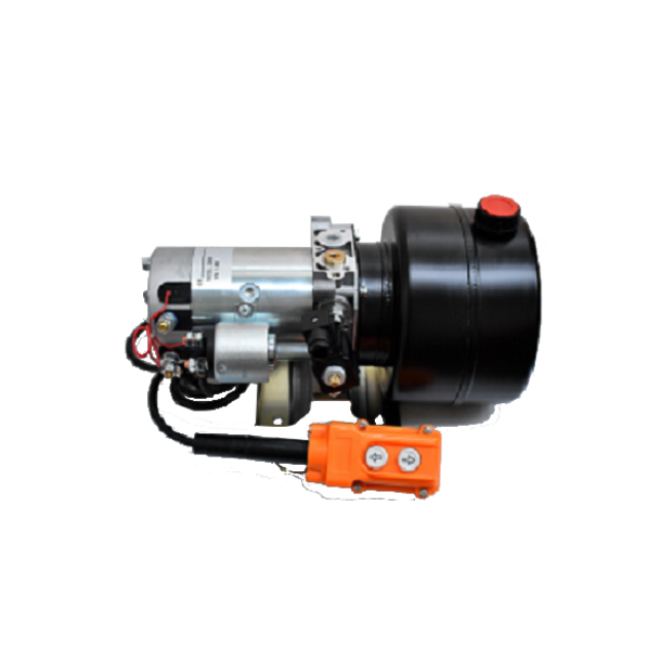 12V Mobil Hydraulaggregat - lmplig fr tippfunktion (Enkelverkande)